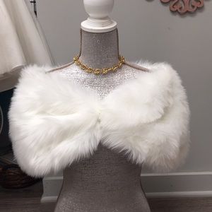 Faux fur wrap